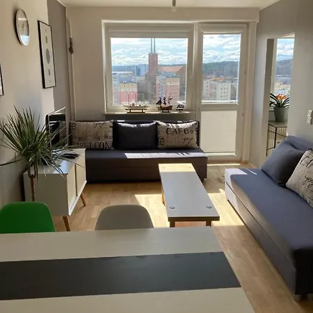 Lägenhet Horyzont W Centrum Przy Plazy